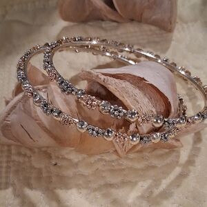 Chic Two-Tone Women's Bracelets